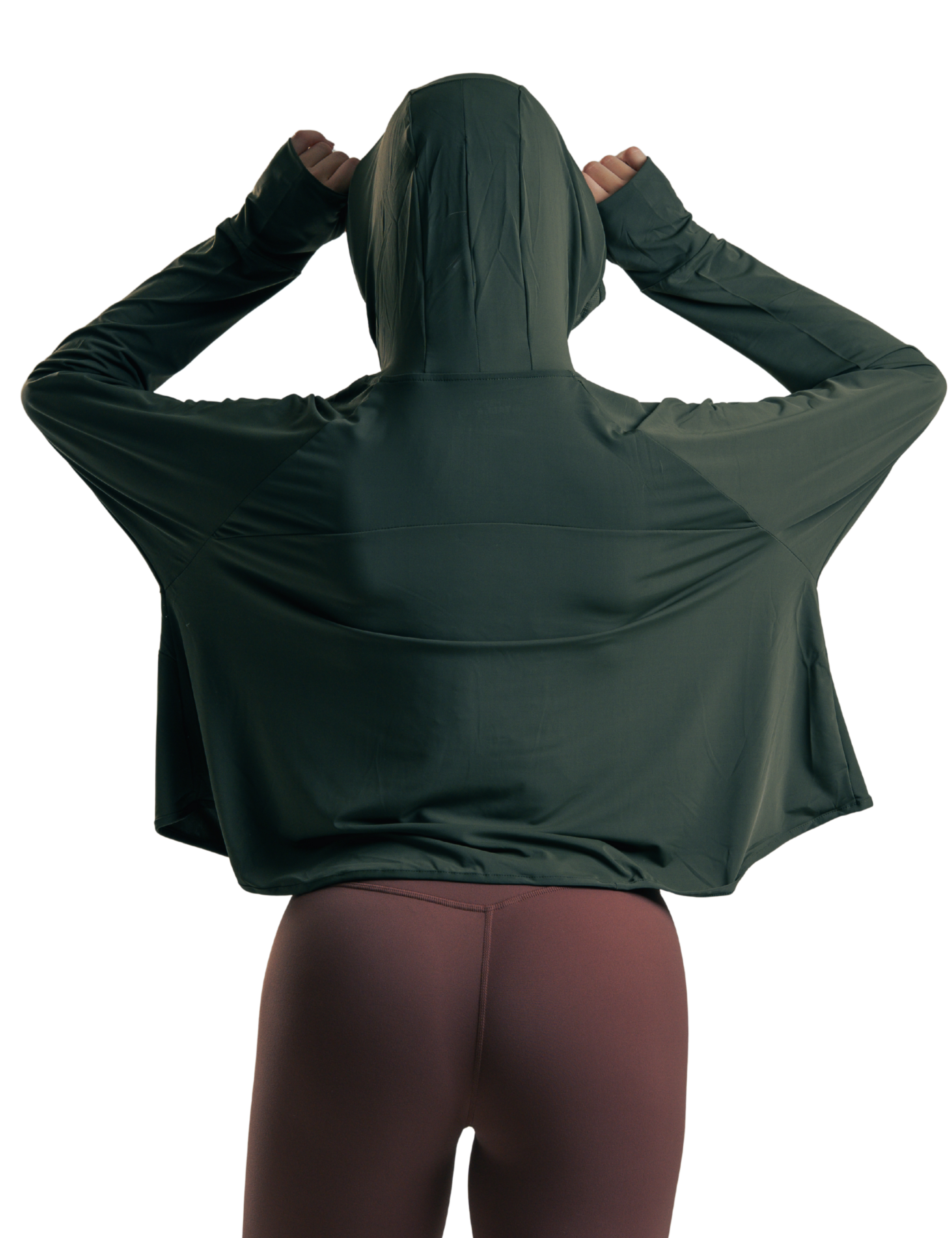 HOODIE GAITER UV HERO VERDE