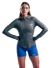 HOODIE LITE ZIPPER HERO GRIS