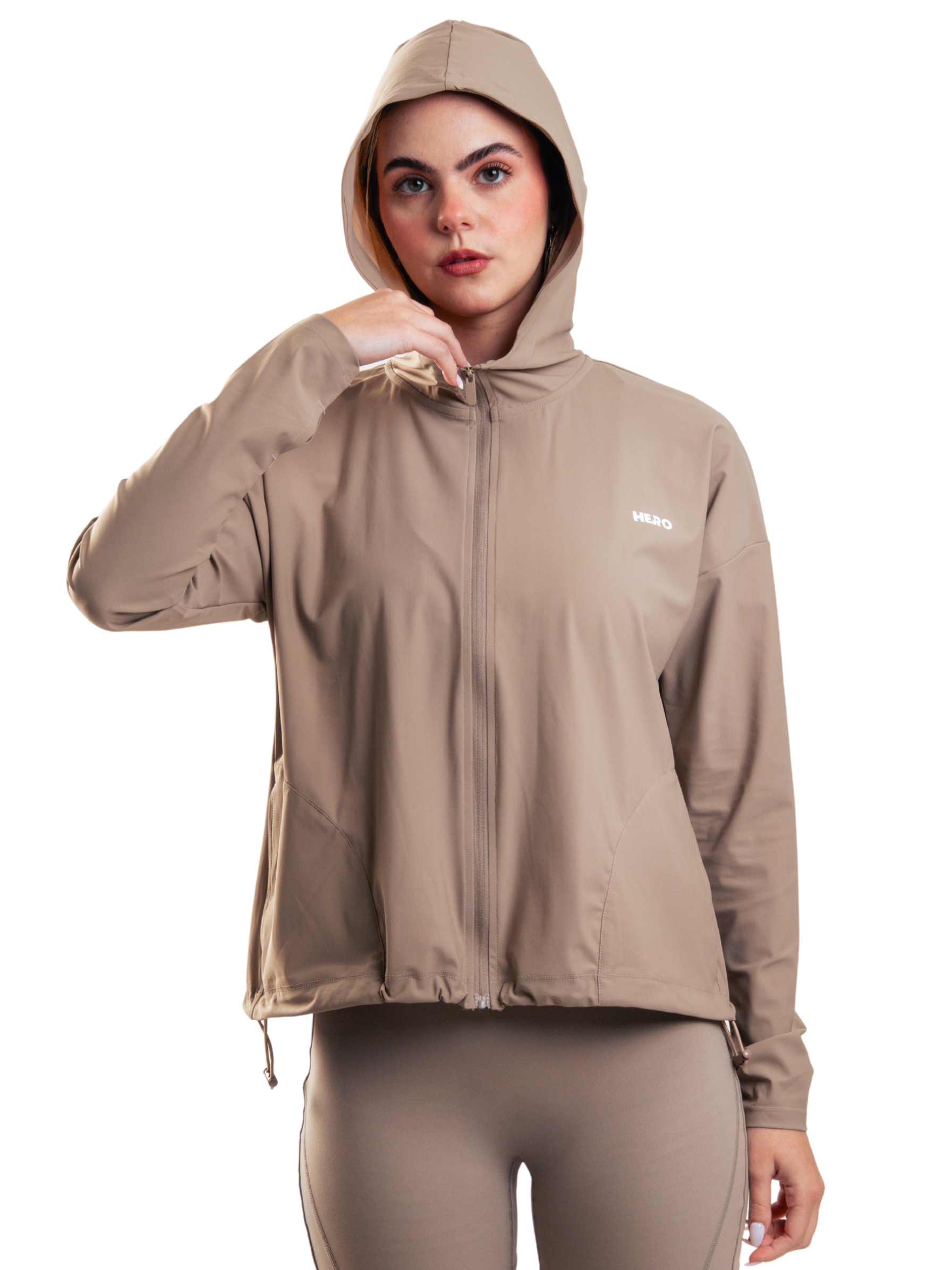 JACKET FREE FIT HERO BEIGE