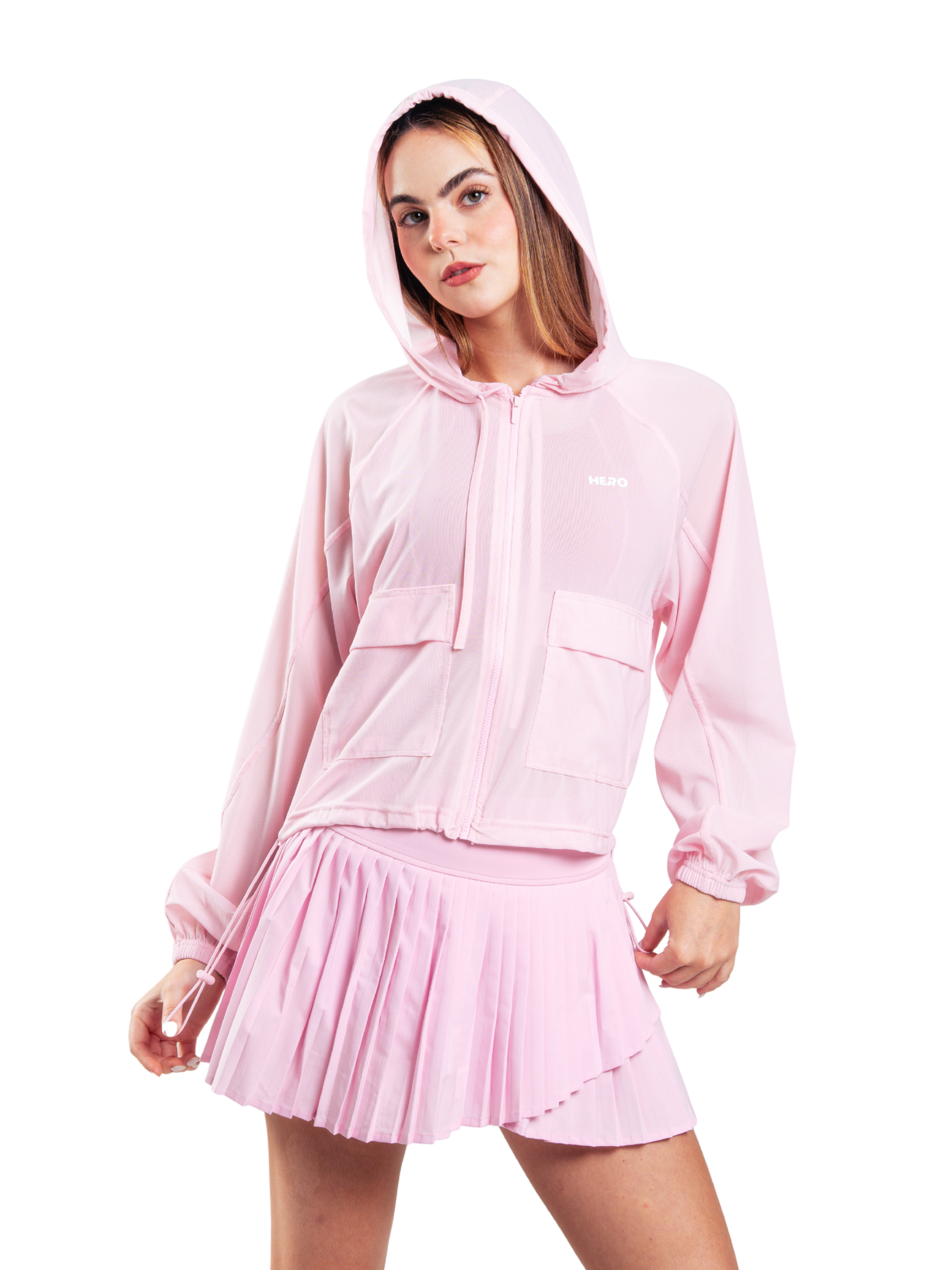 JACKET TWO POCKET HERO ROSADO