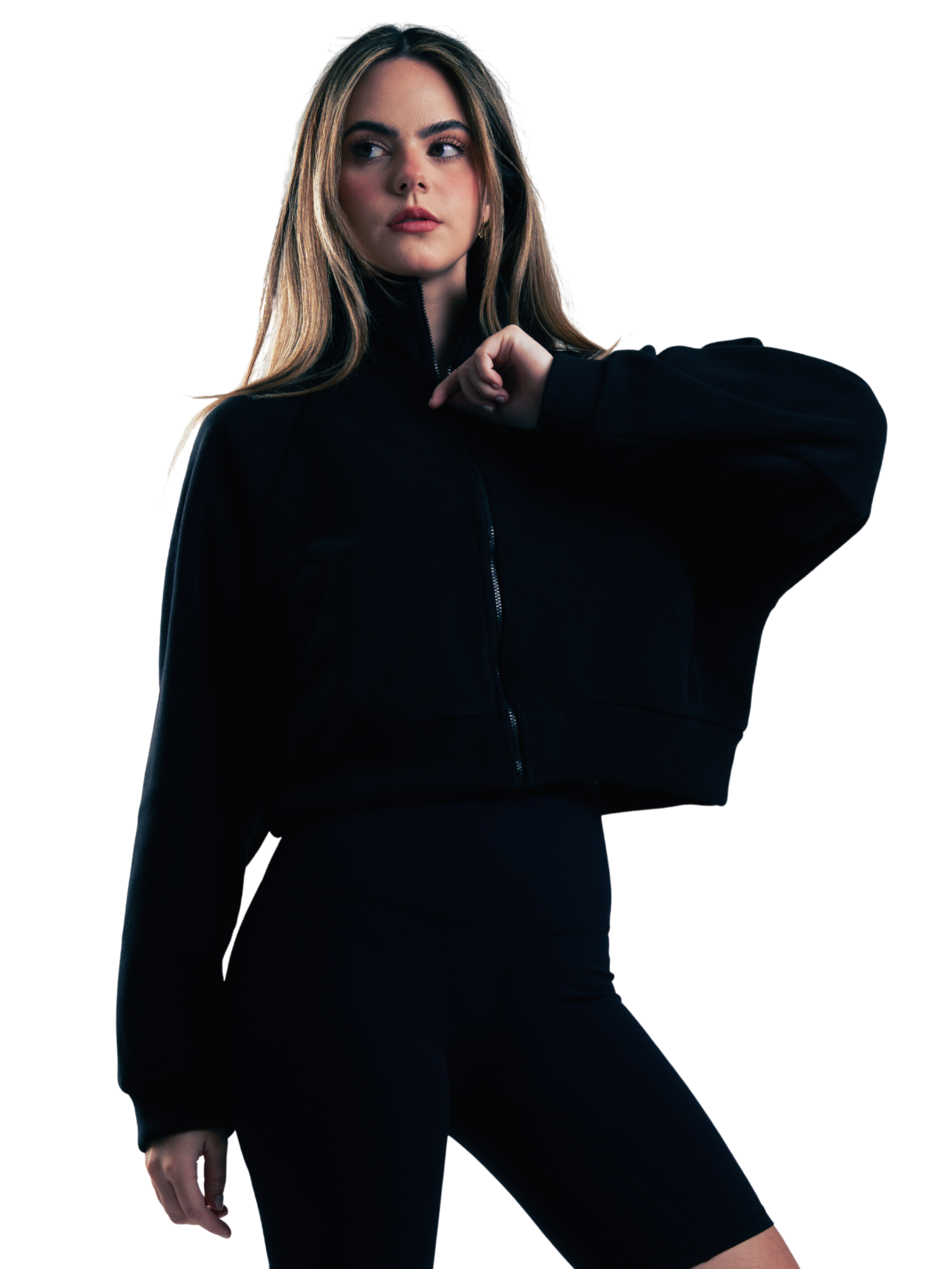 JACKET POLAR HERO NEGRA