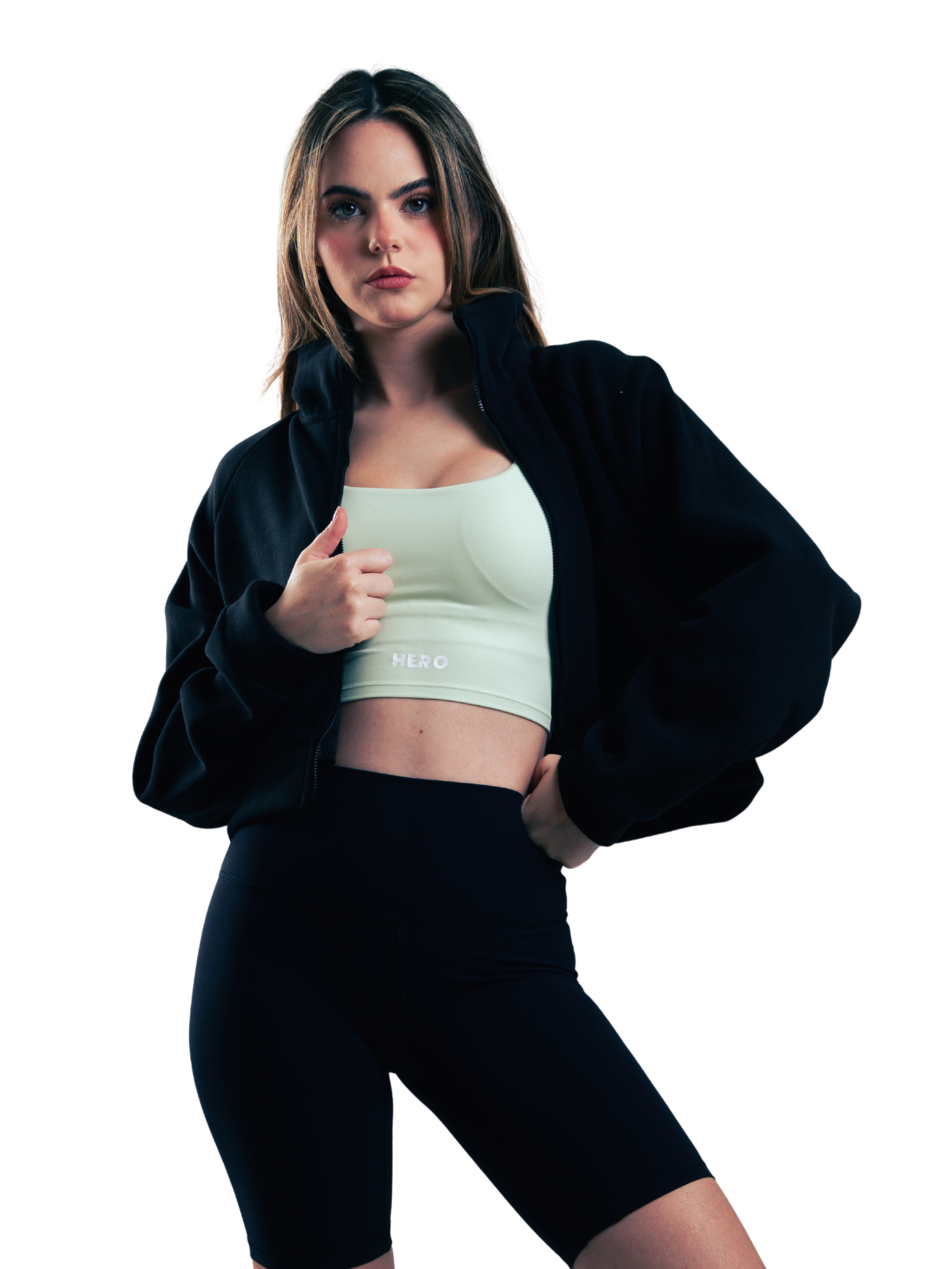 JACKET POLAR HERO NEGRA