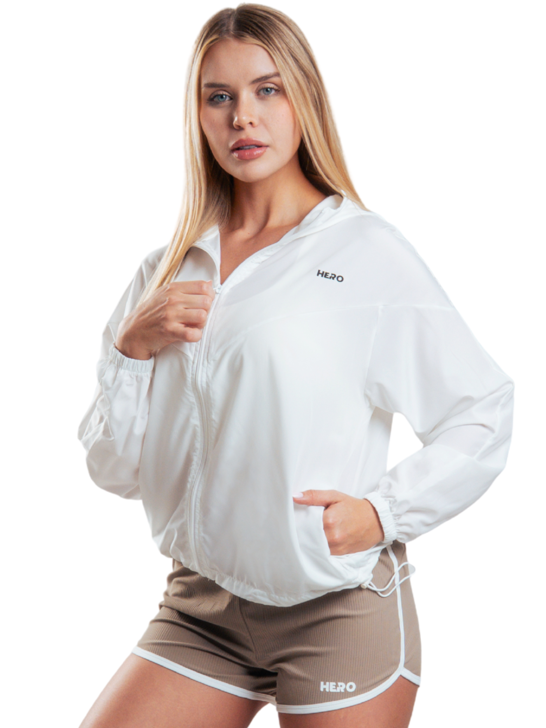 JACKET UV SHIELD HERO BLANCO
