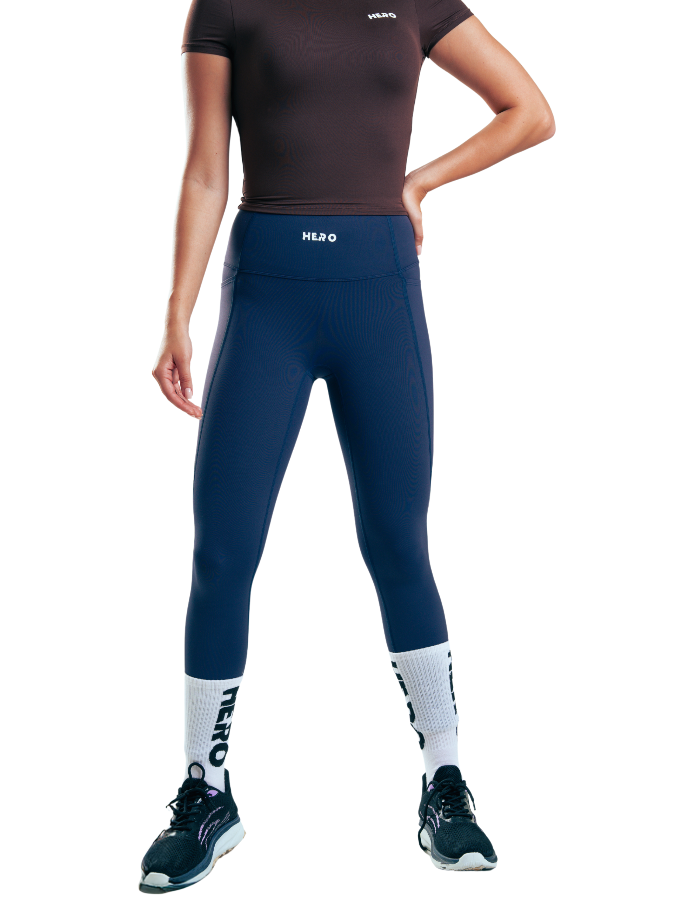 LEGGINS TWO POCKET HERO AZUL NAVY