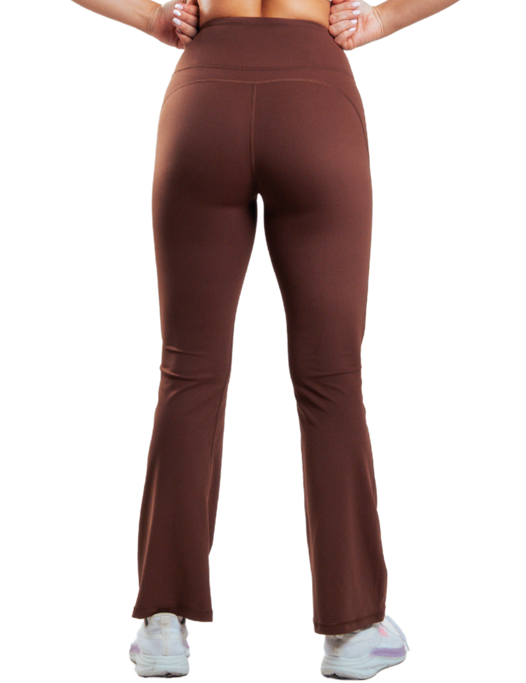 LEGGIN SHAPE FLARE HERO MARRON