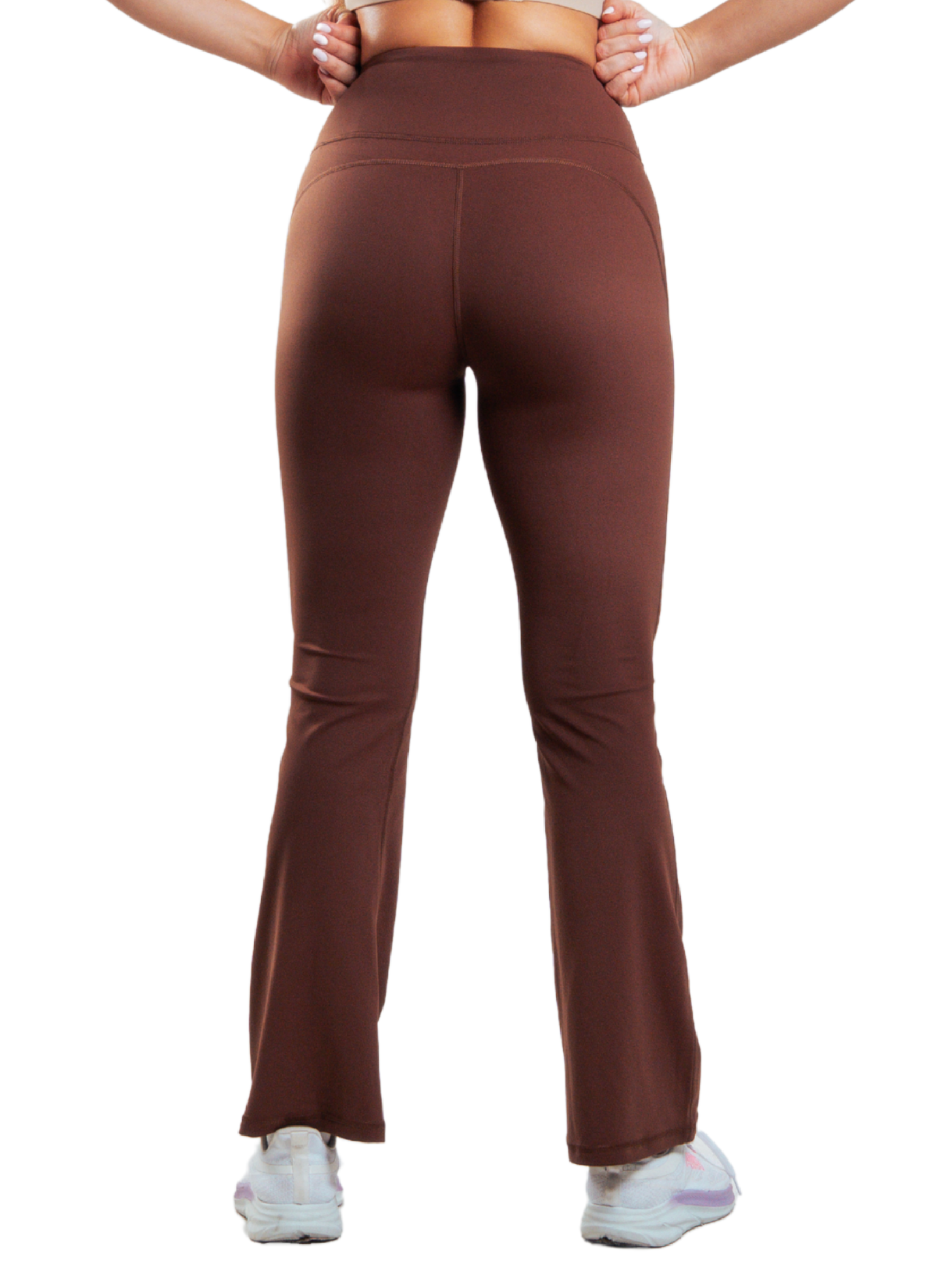 LEGGIN SHAPE FLARE HERO MARRON