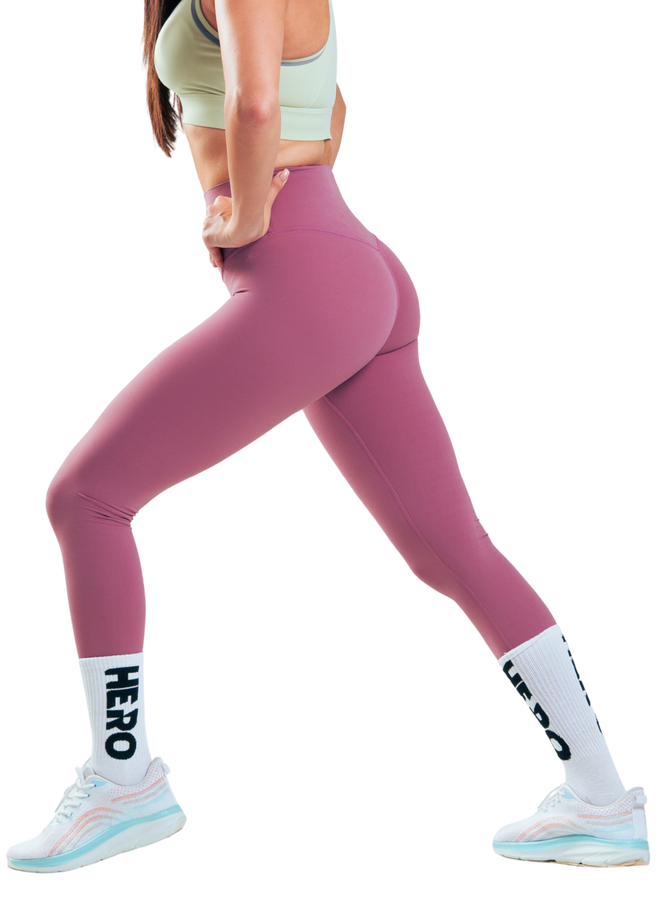 LEGGIN ASIANF TWO HERO LILA