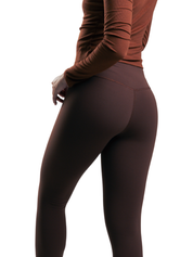 LEGGIN GUSSET FIT HERO MARRON