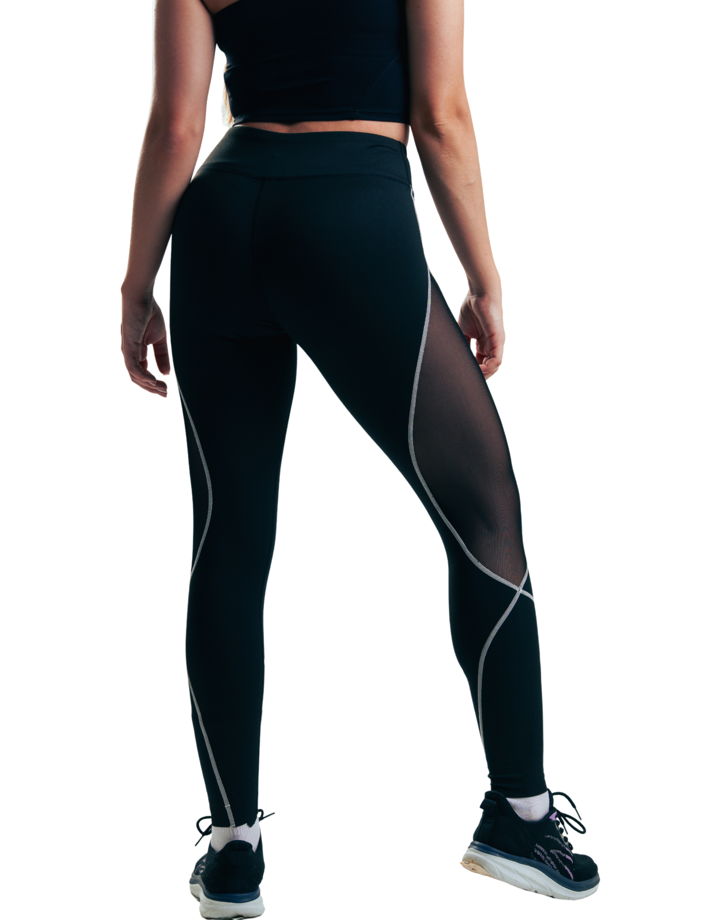 LEGGIN MESH LINE HERO NEGRO