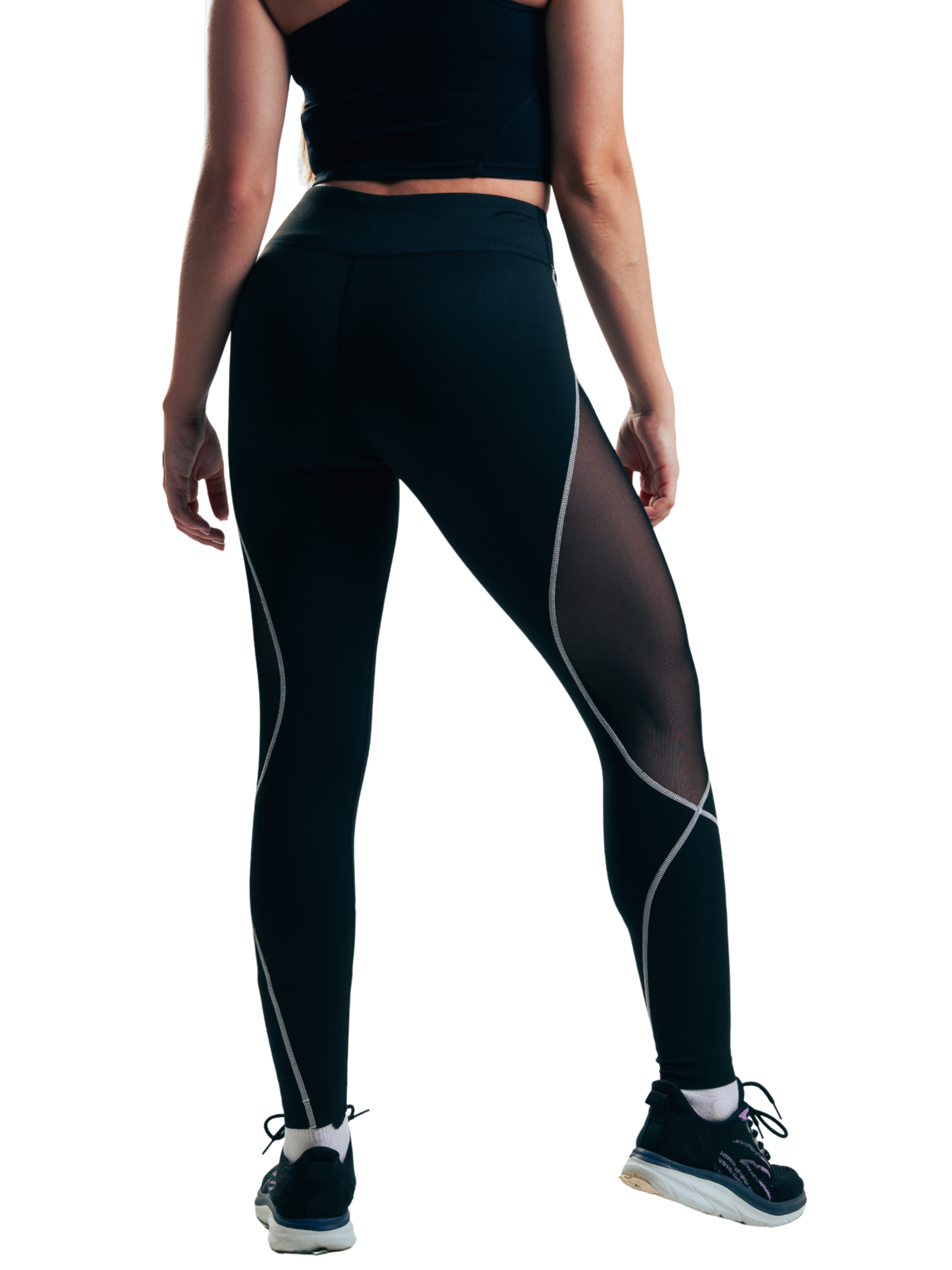 LEGGIN MESH LINE HERO NEGRO