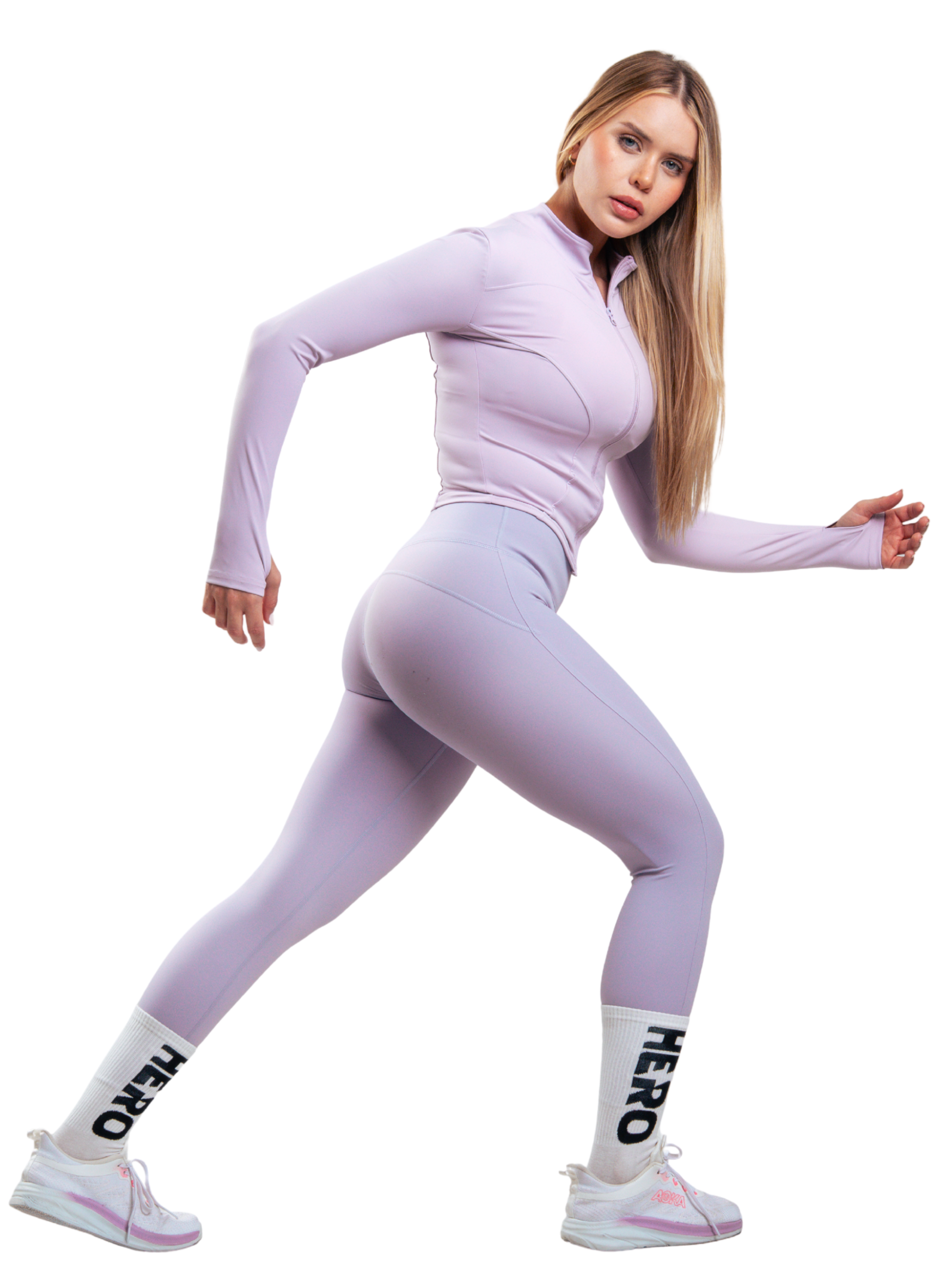 LEGGIN BASIC FIT HERO LILA