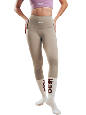 LEGGINS POCKET HERO MARRON