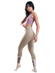 LEGGINS POCKET HERO MARRON