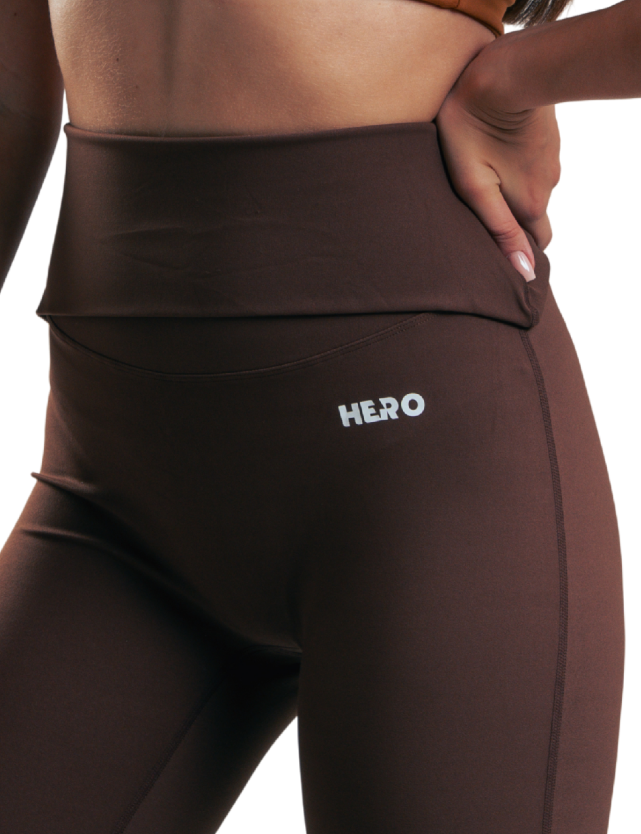 PANT FLARE HW HERO MARRON