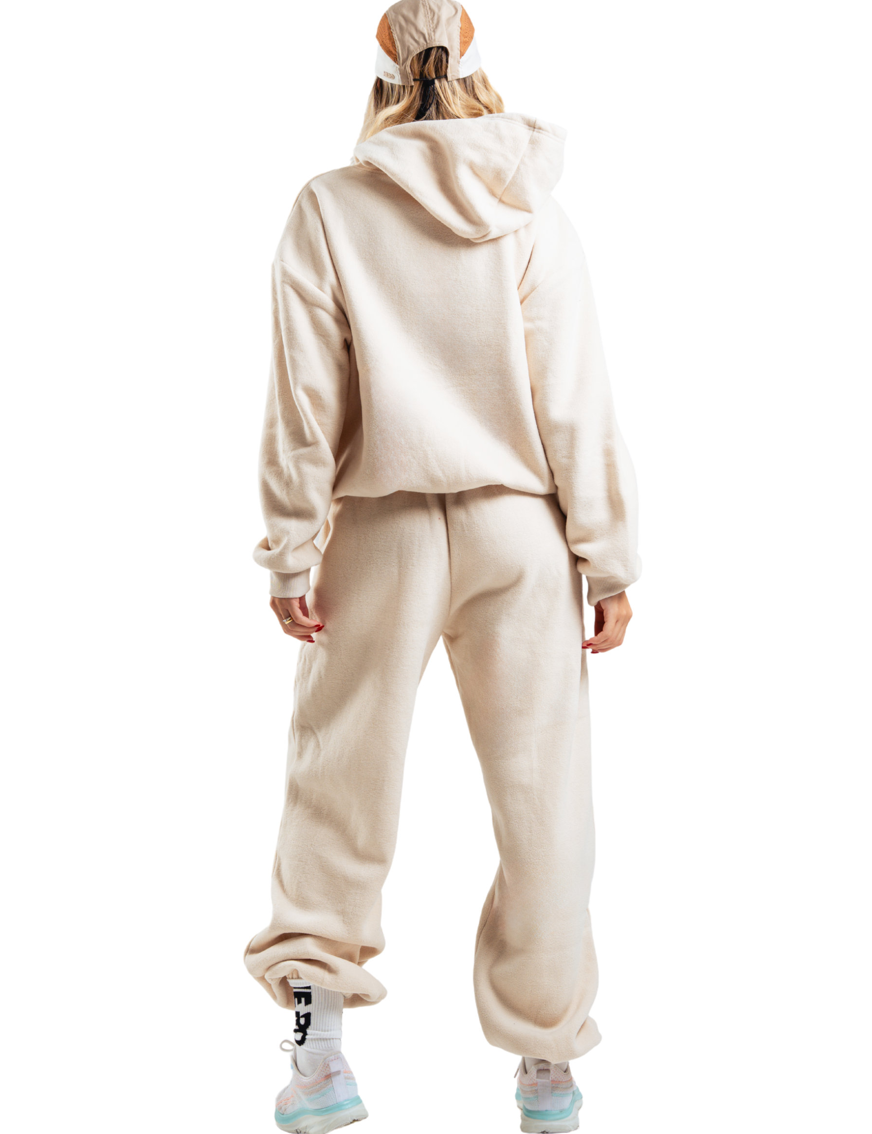 SET BASIC FIT HOODIE HERO BEIGE