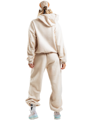 SET BASIC FIT HOODIE HERO BEIGE