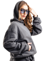 SET BASIC FIT HOODIE HERO GRIS