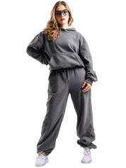 SET BASIC FIT HOODIE HERO GRIS