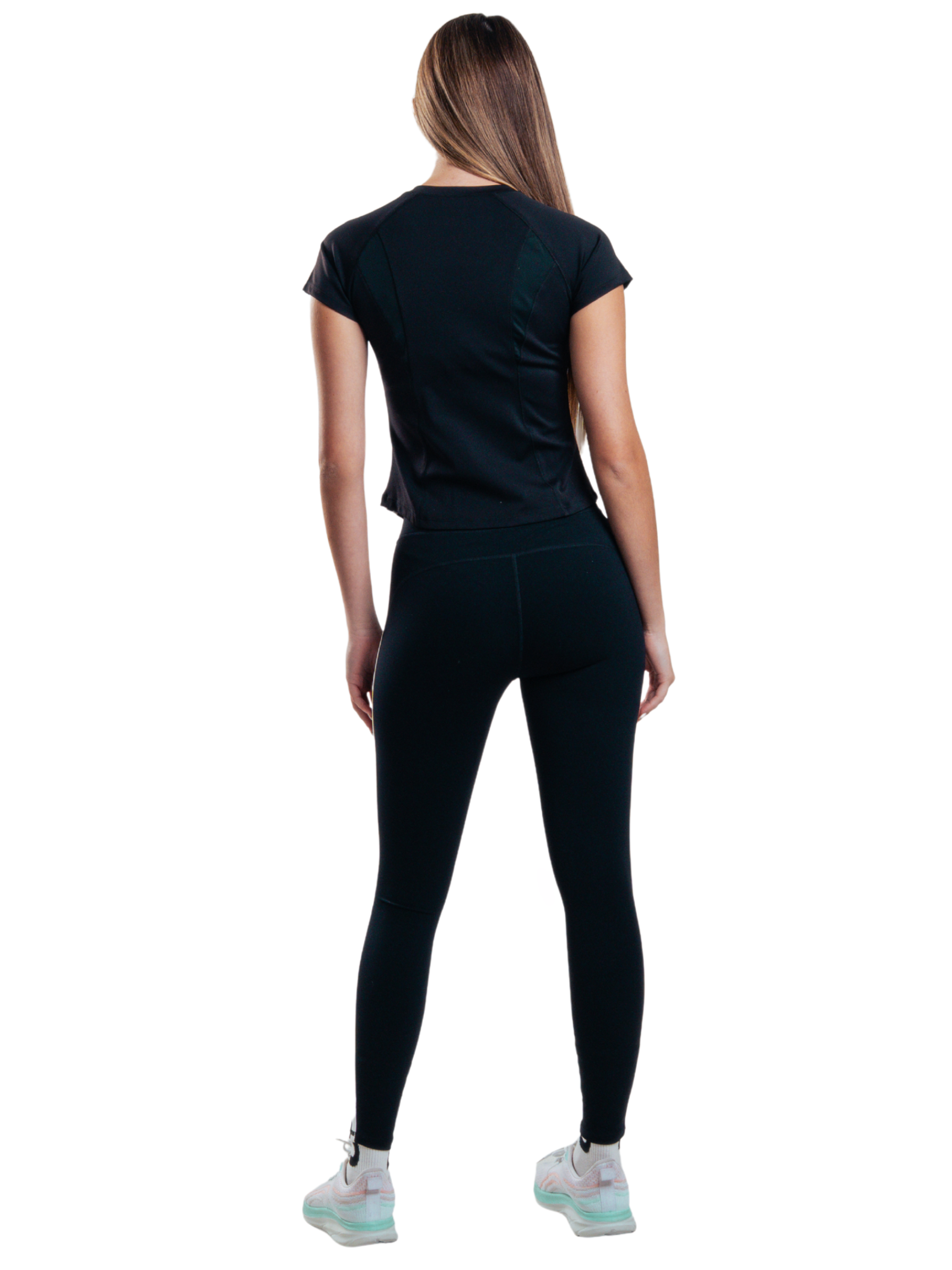 SET LINE ZIP TEE HERO NEGRO