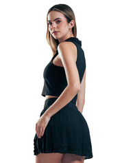 SET TENNIS PLISADO HERO NEGRO