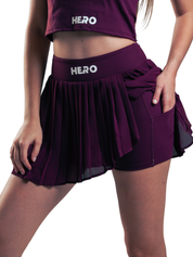 SET TENNIS PLISADO HERO VINOTINTO