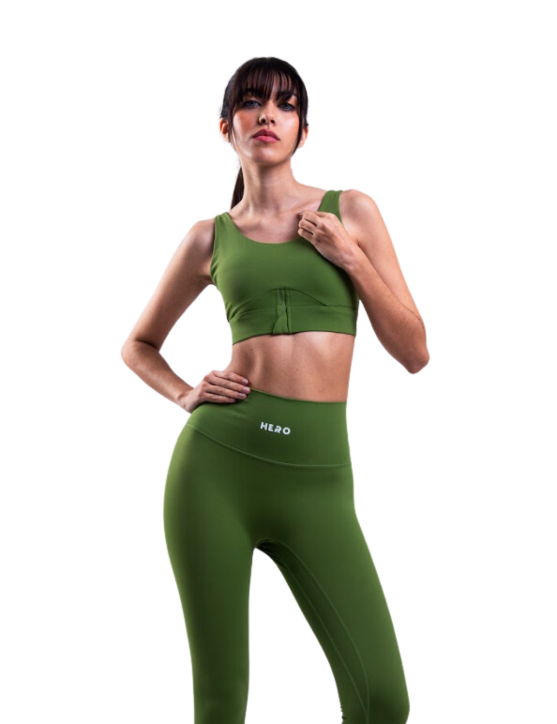 CONJUNTO TOP Y LEGGIN EN FORMA DE V HERO