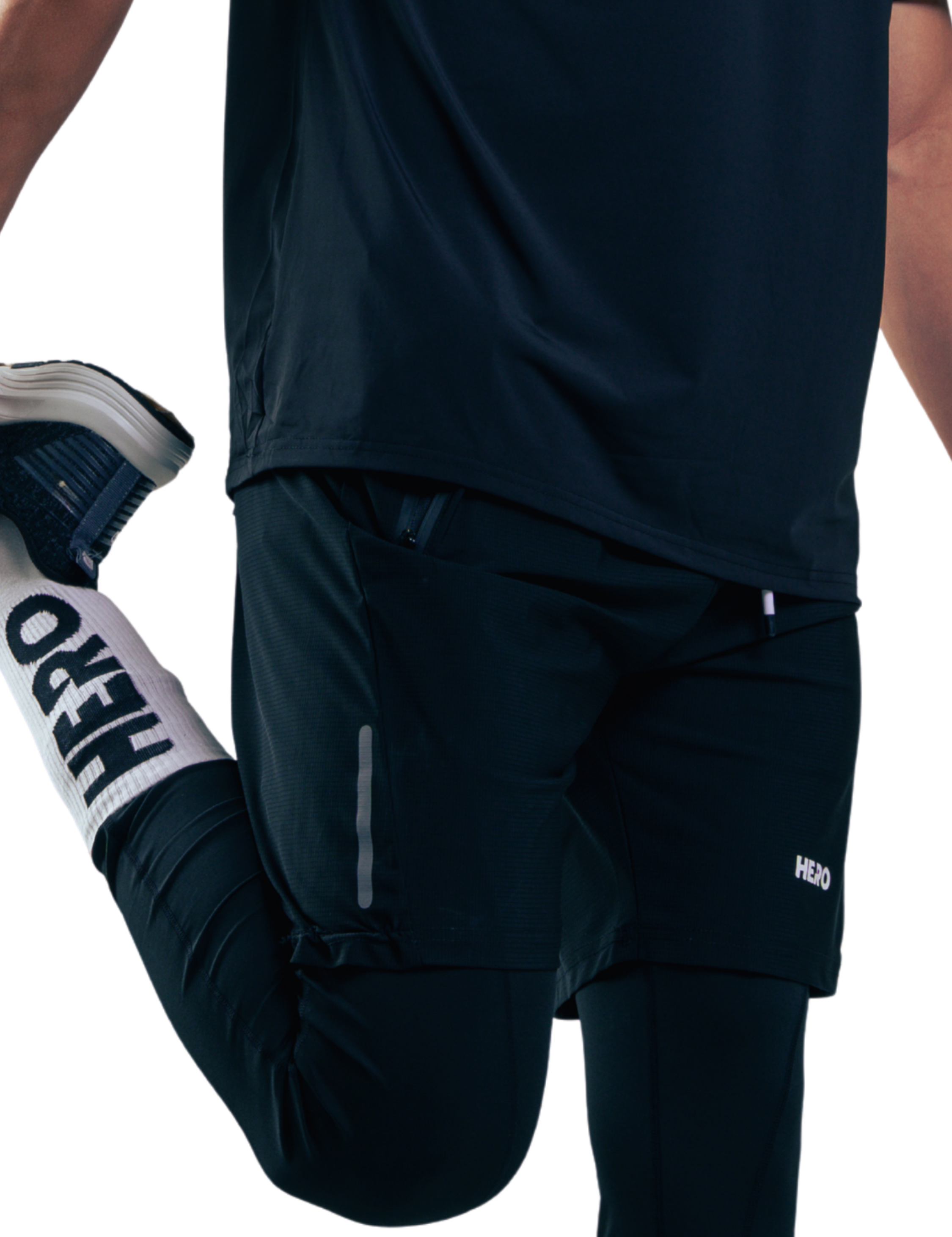 SHORT CREMREF HERO NEGRO