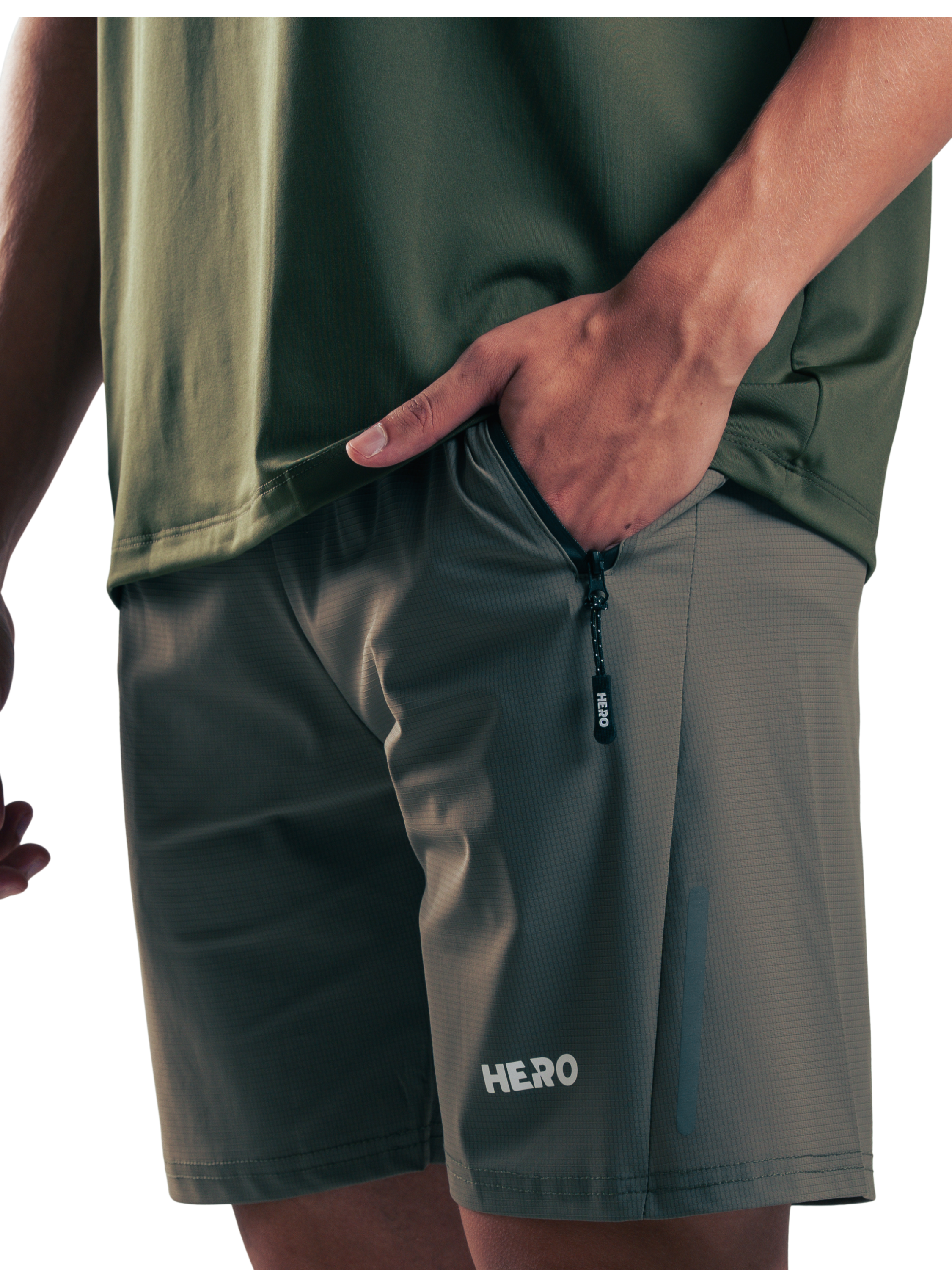 SHORT CREMREF HERO VERDE