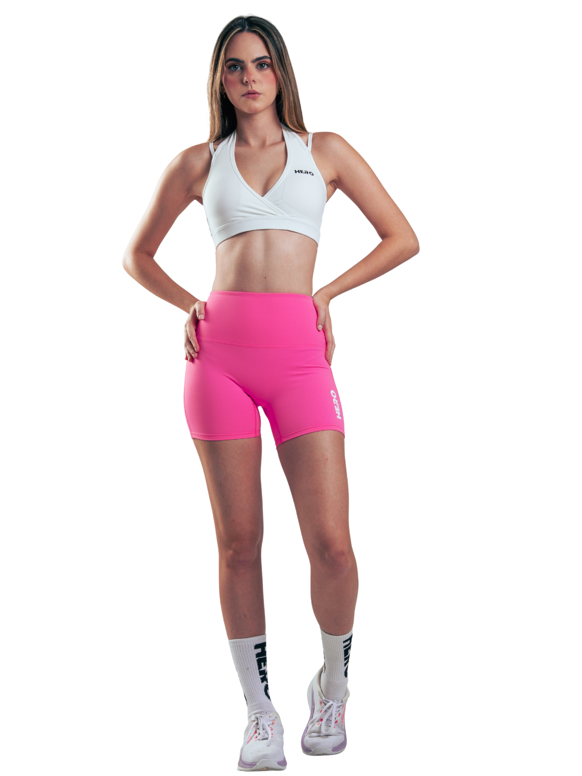 SHORT DRY FIT HERO FUCSIA