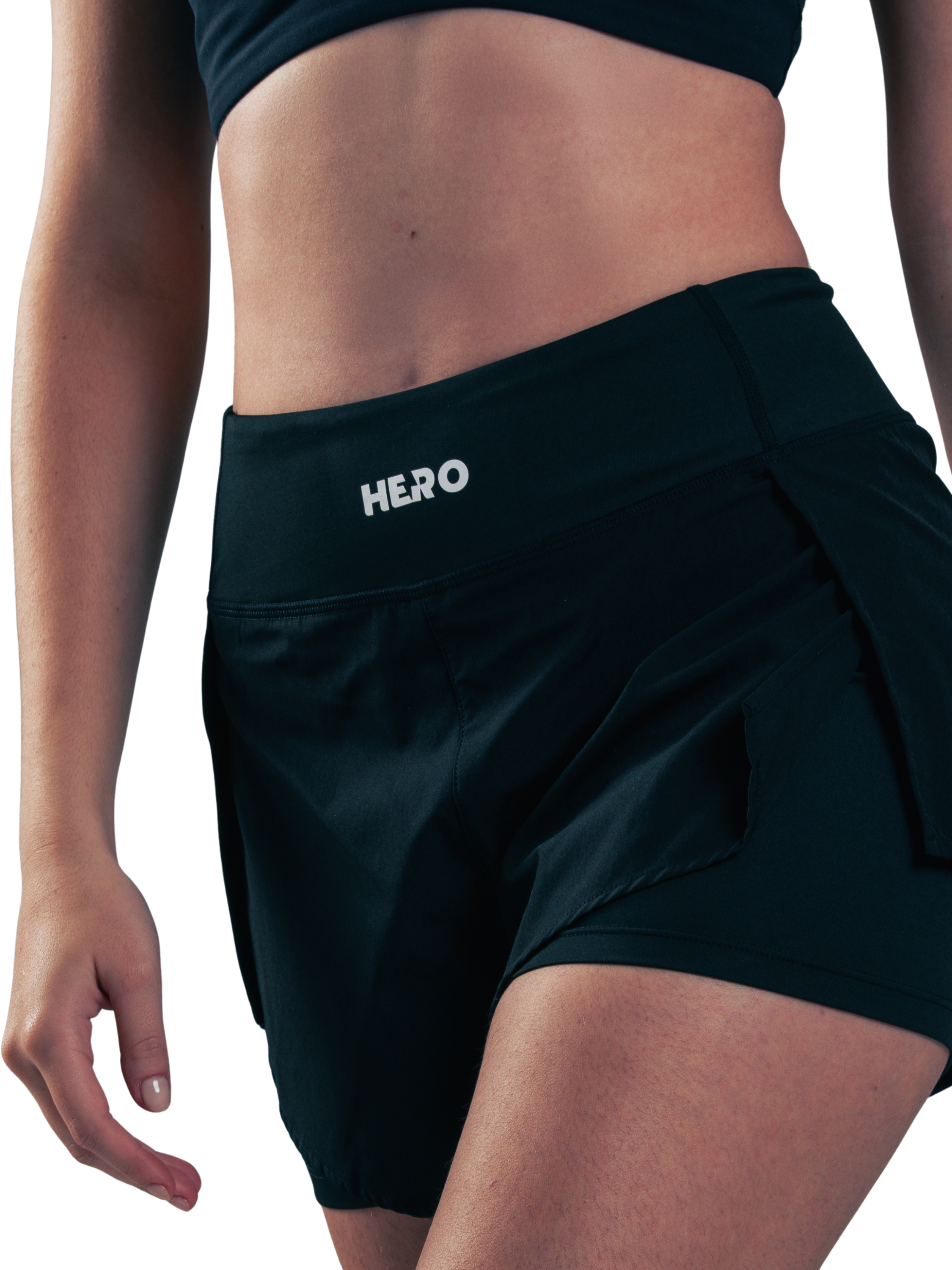SHORT FALDA FIT HERO NEGRO