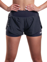 SHORT TRI POCKET HERO GRIS