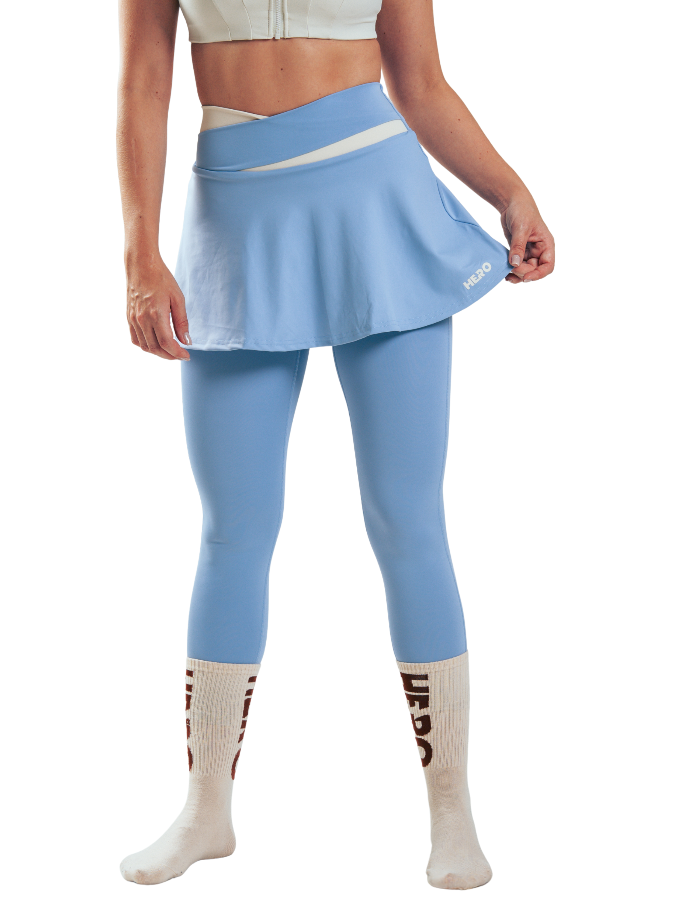 SKORT LEGGIN FIT AZUL