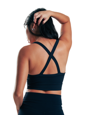 BRASIER DEPORTIVO STRAP DELGADO CON ESPALDA EN X HERO NEGRO