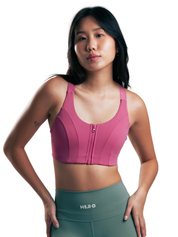 ZIP SPORTS BRA HERO ROSADO