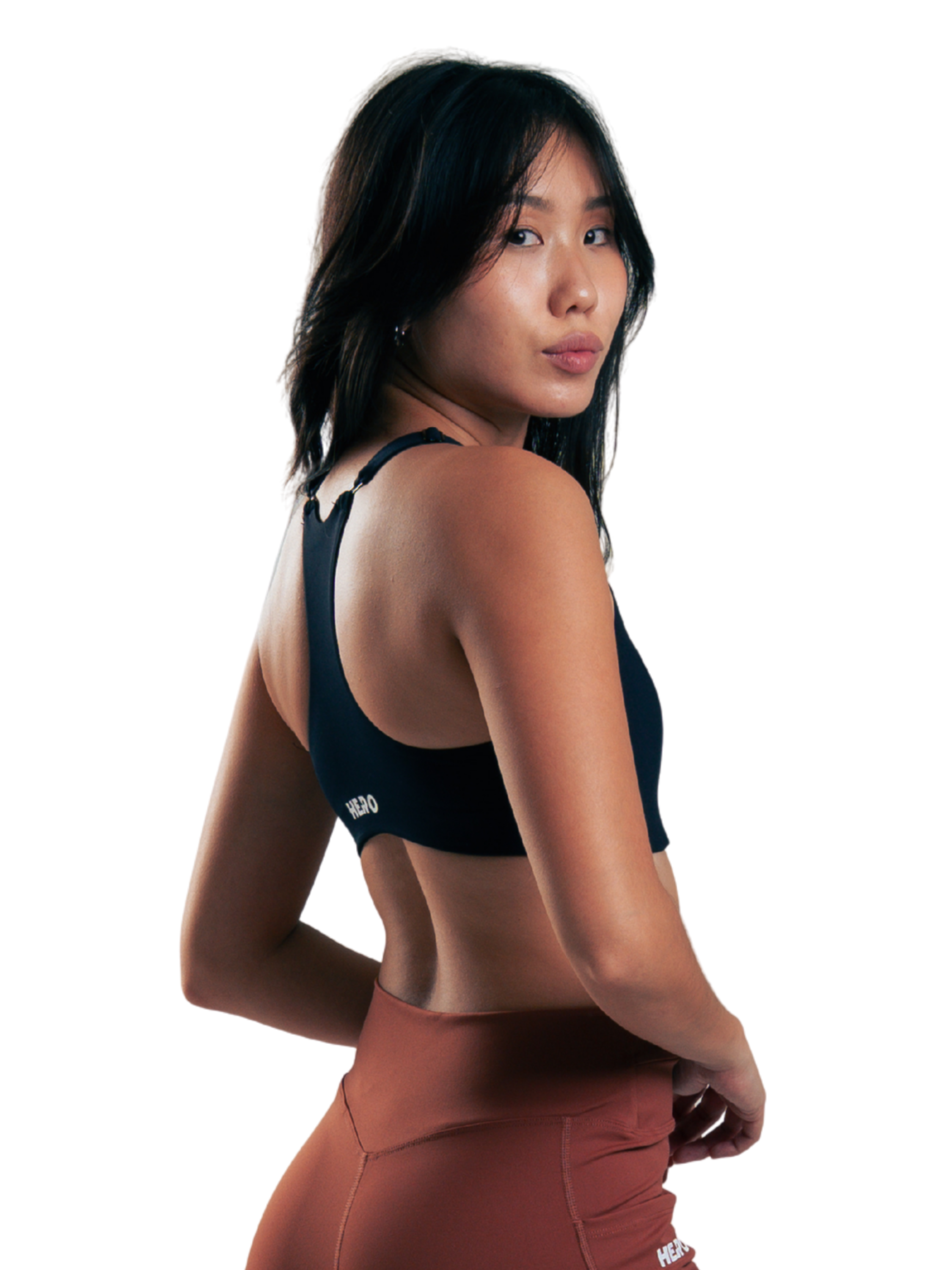 ZIP SPORTS BRA HERO NEGRO