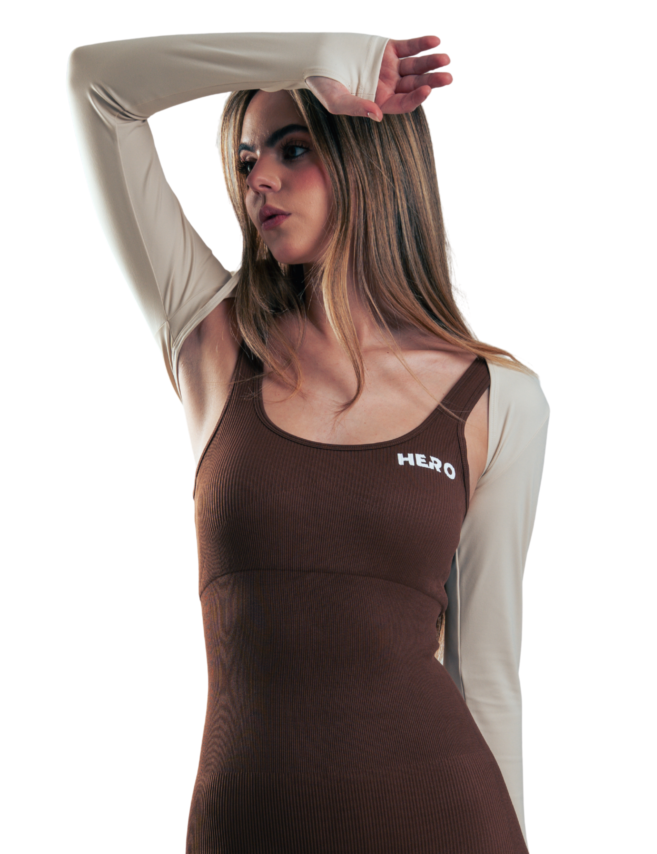 SPORT CROP HERO BEIGE