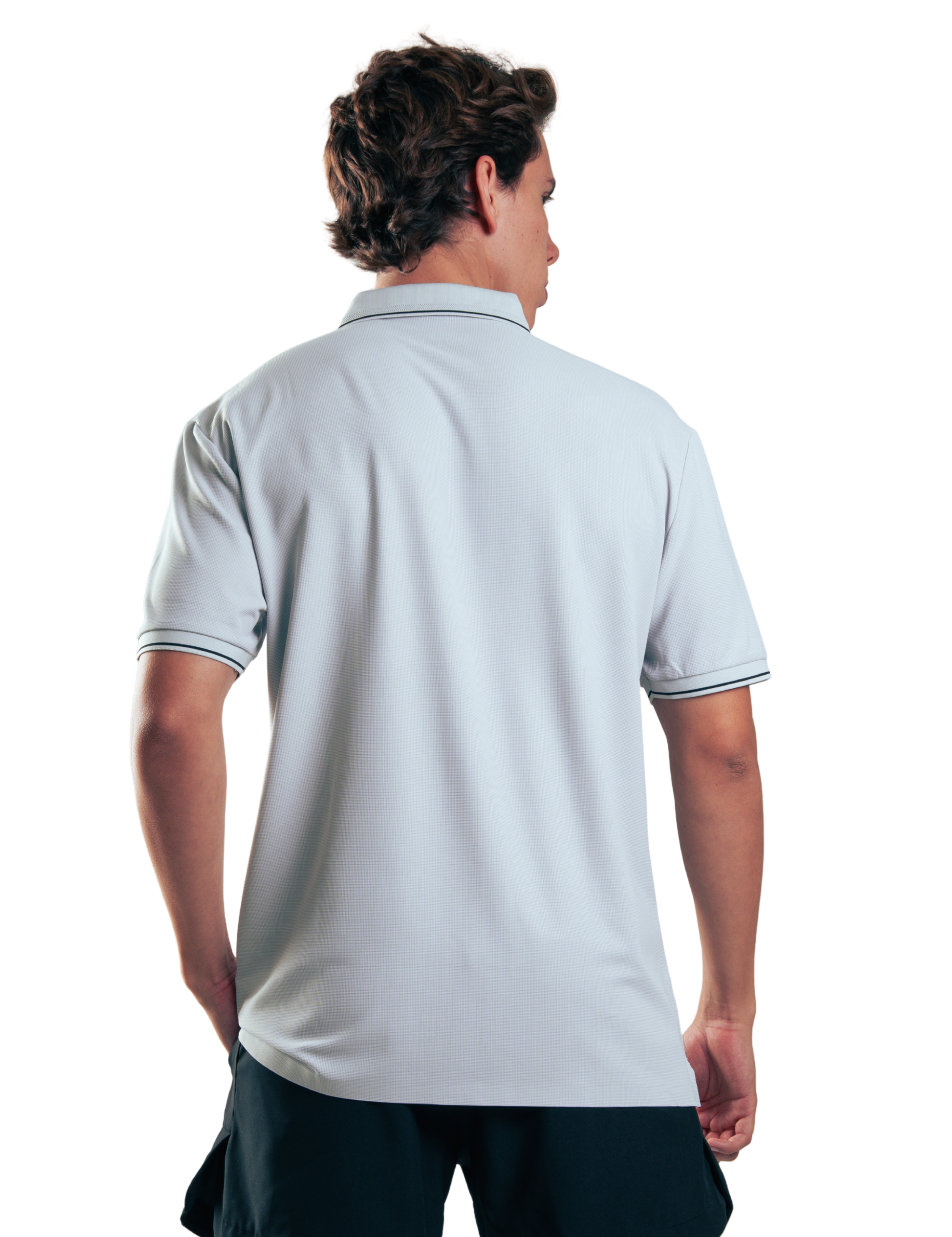 SPORT FIT POLO HERO GRIS CLARO