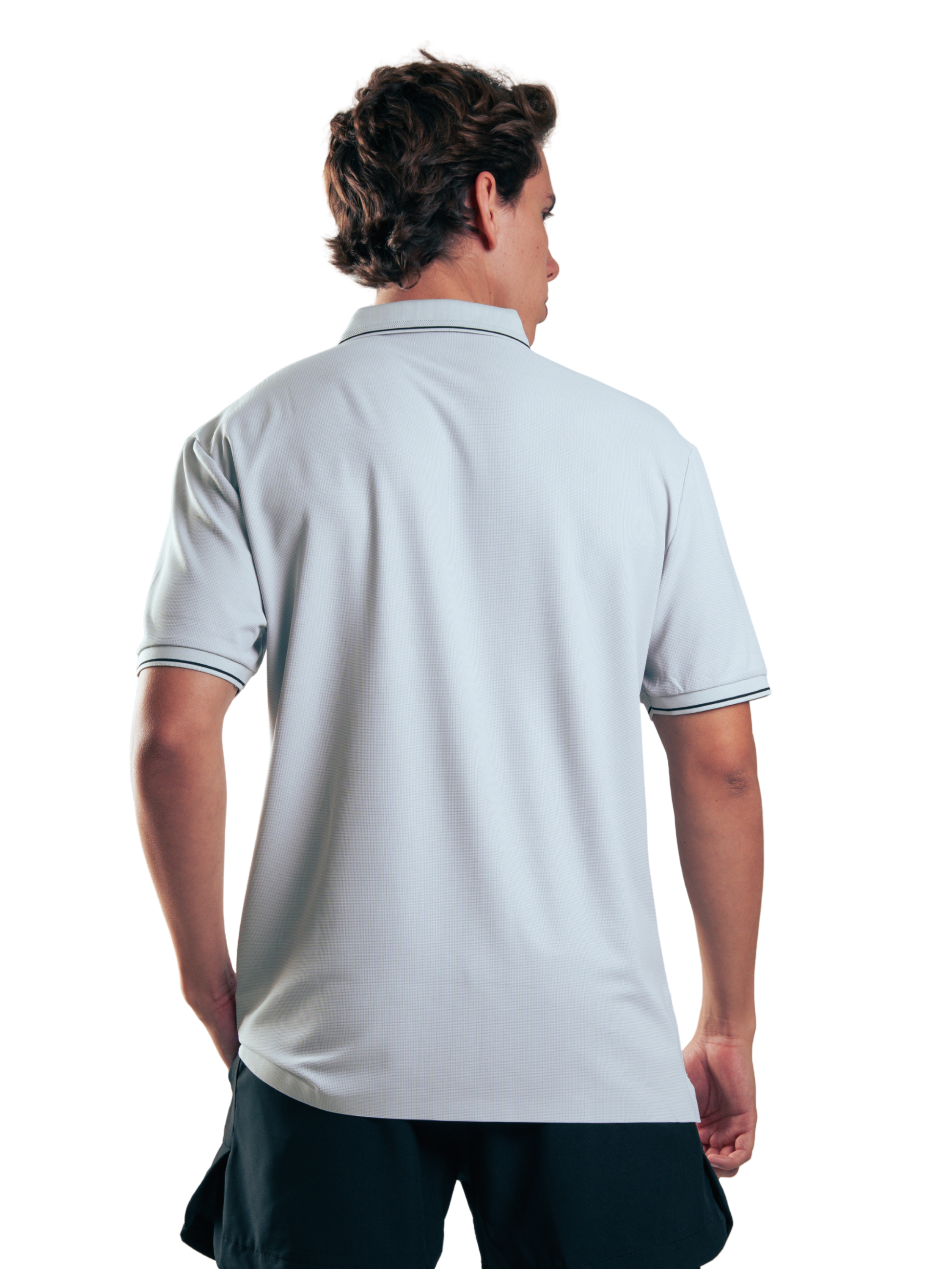 SPORT FIT POLO HERO GRIS CLARO