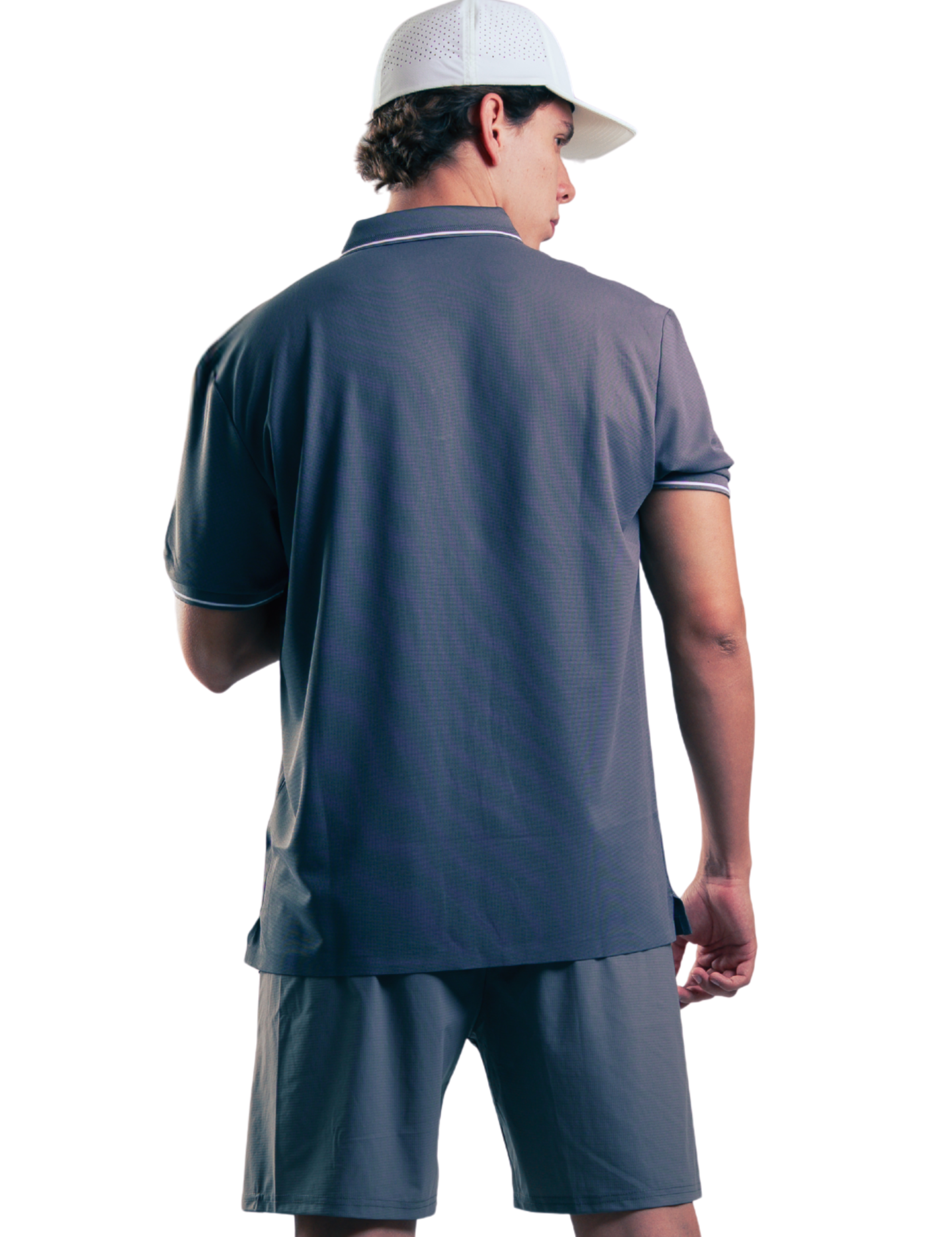 SPORT FIT POLO HERO GRIS OSCURO