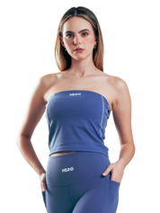 TOP STRAPLESS SPORT HERO AZUL