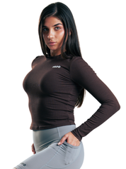 SUETER ACANALADO SLIM HERO MARRON