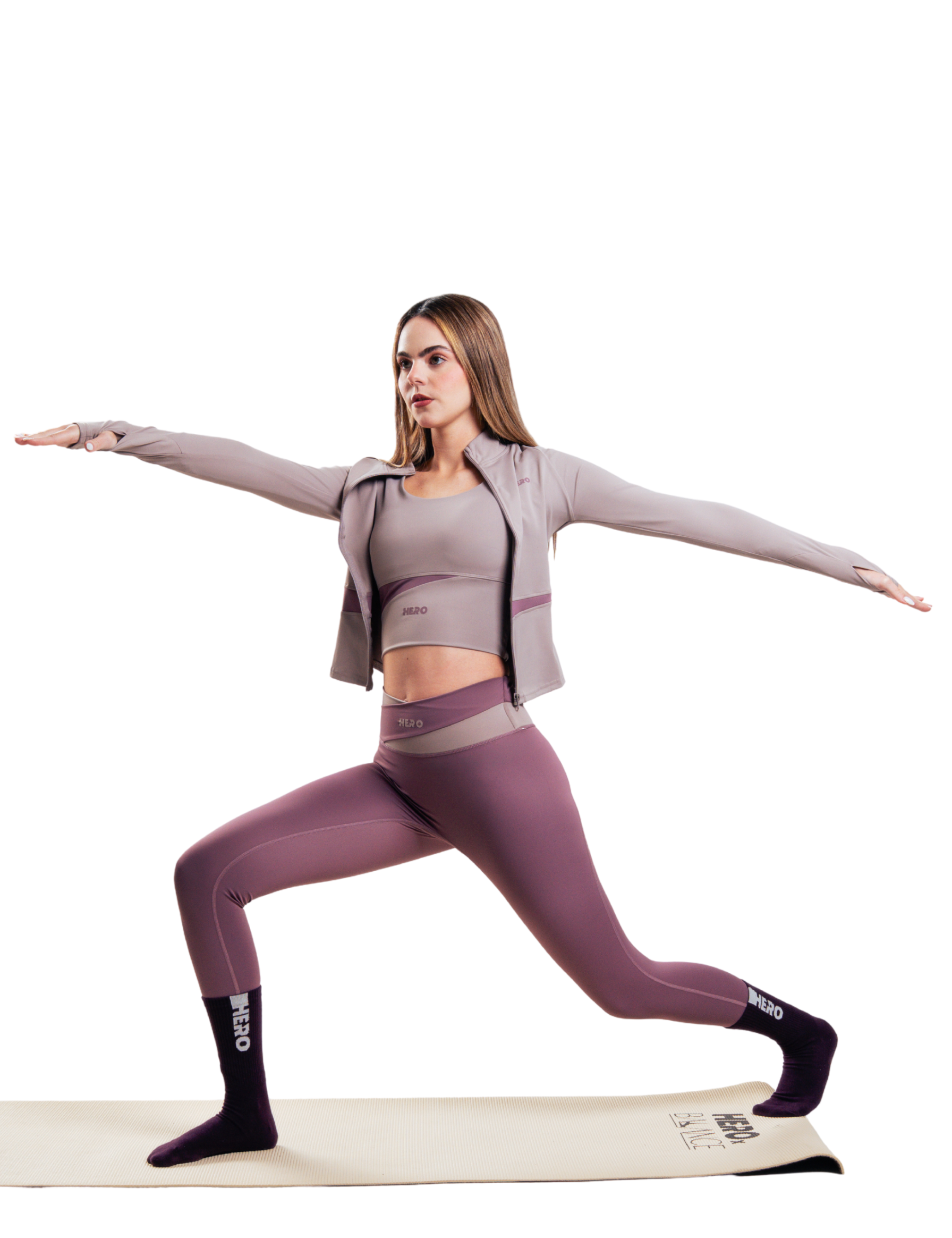 SUETER BASIC ZIP HERO BORGONA