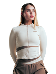 SUETER BASIC ZIP HERO BEIGE