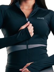 SUETER BASIC ZIP HERO NEGRO