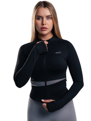 SUETER BASIC ZIP HERO NEGRO