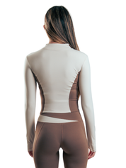 SUETER BITONO FIT HERO BEIGE