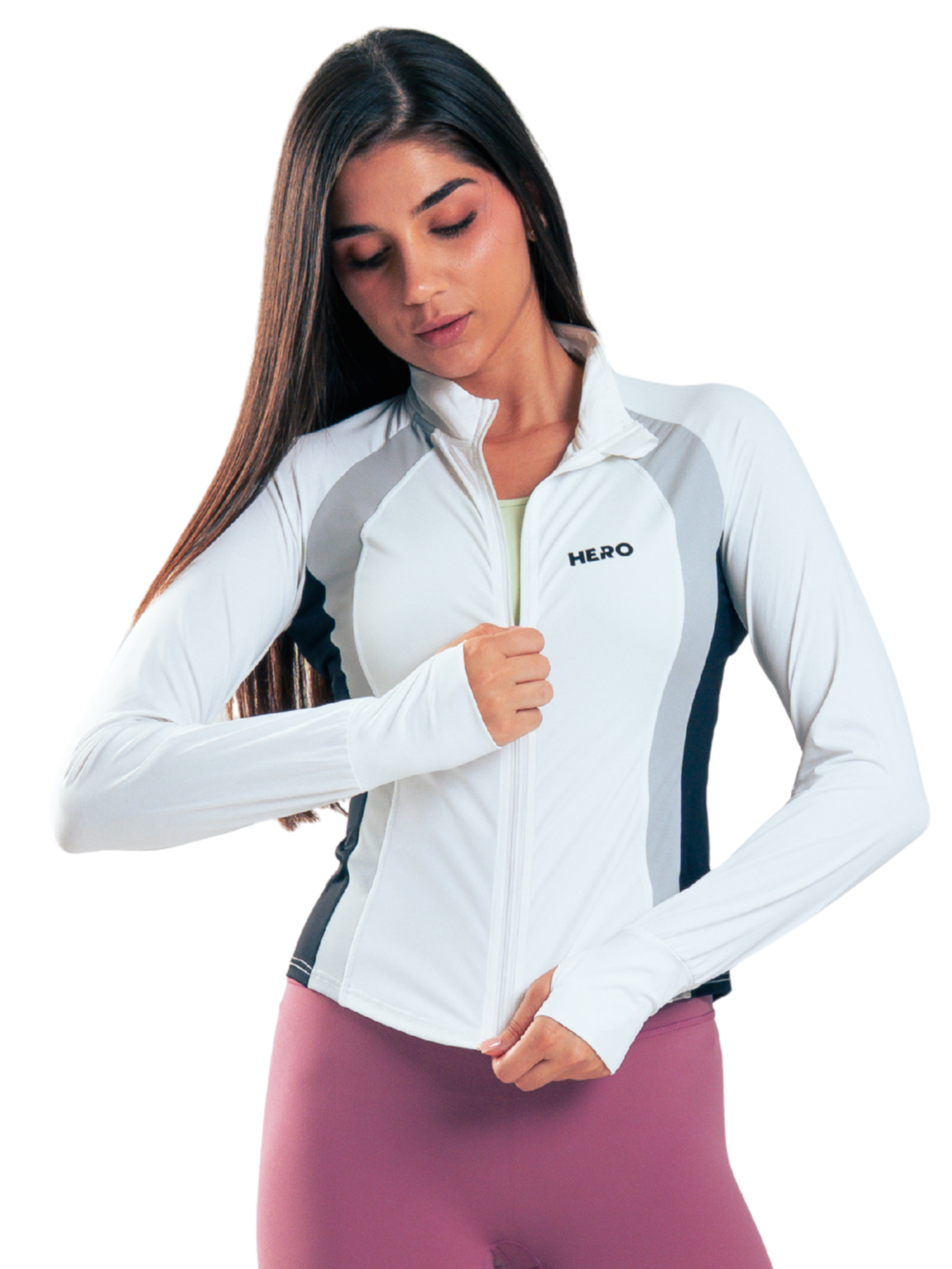 SUETER COMPRESION HERO UV BLANCO
