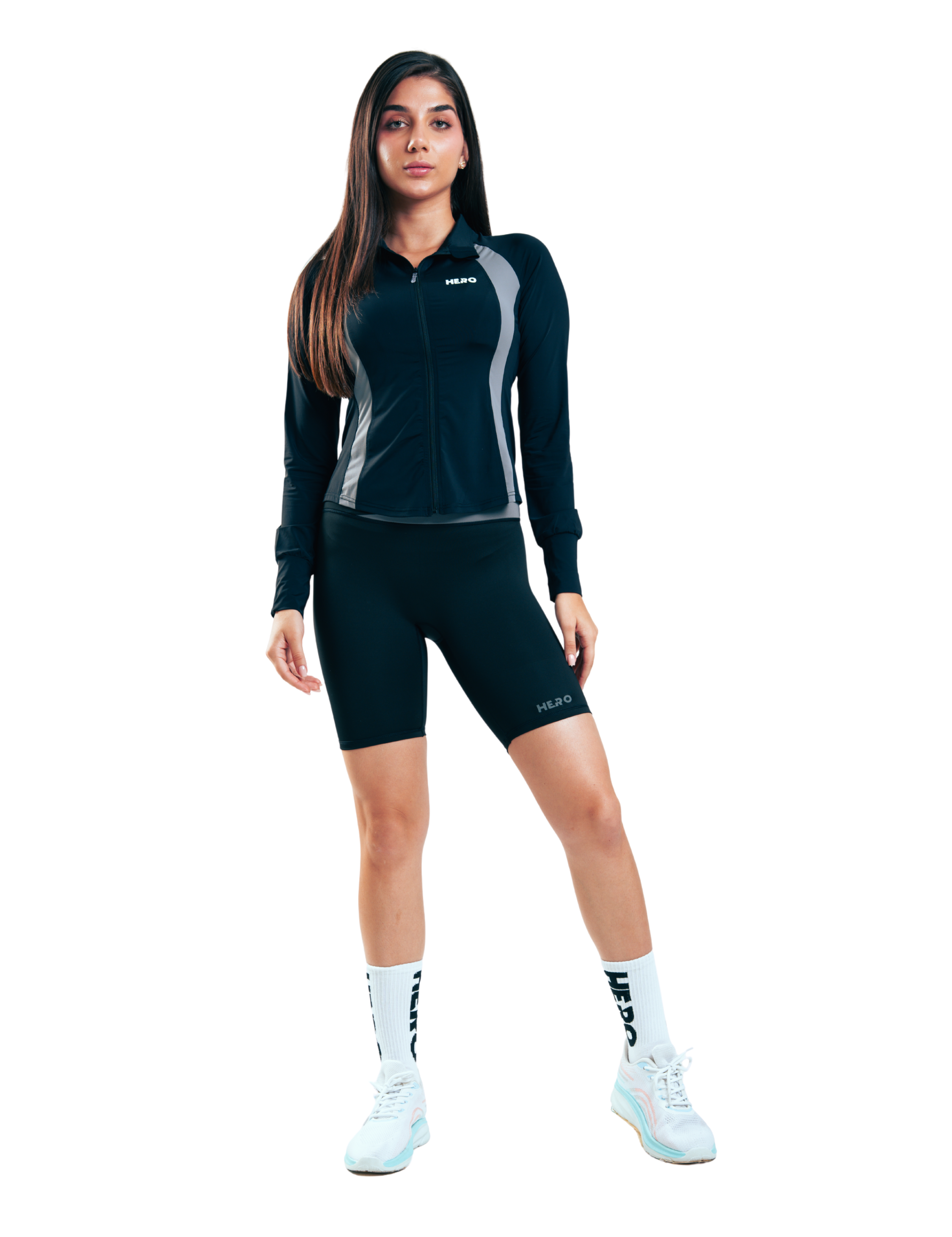 SUETER DE COMPRESION HERO UV NEGRO