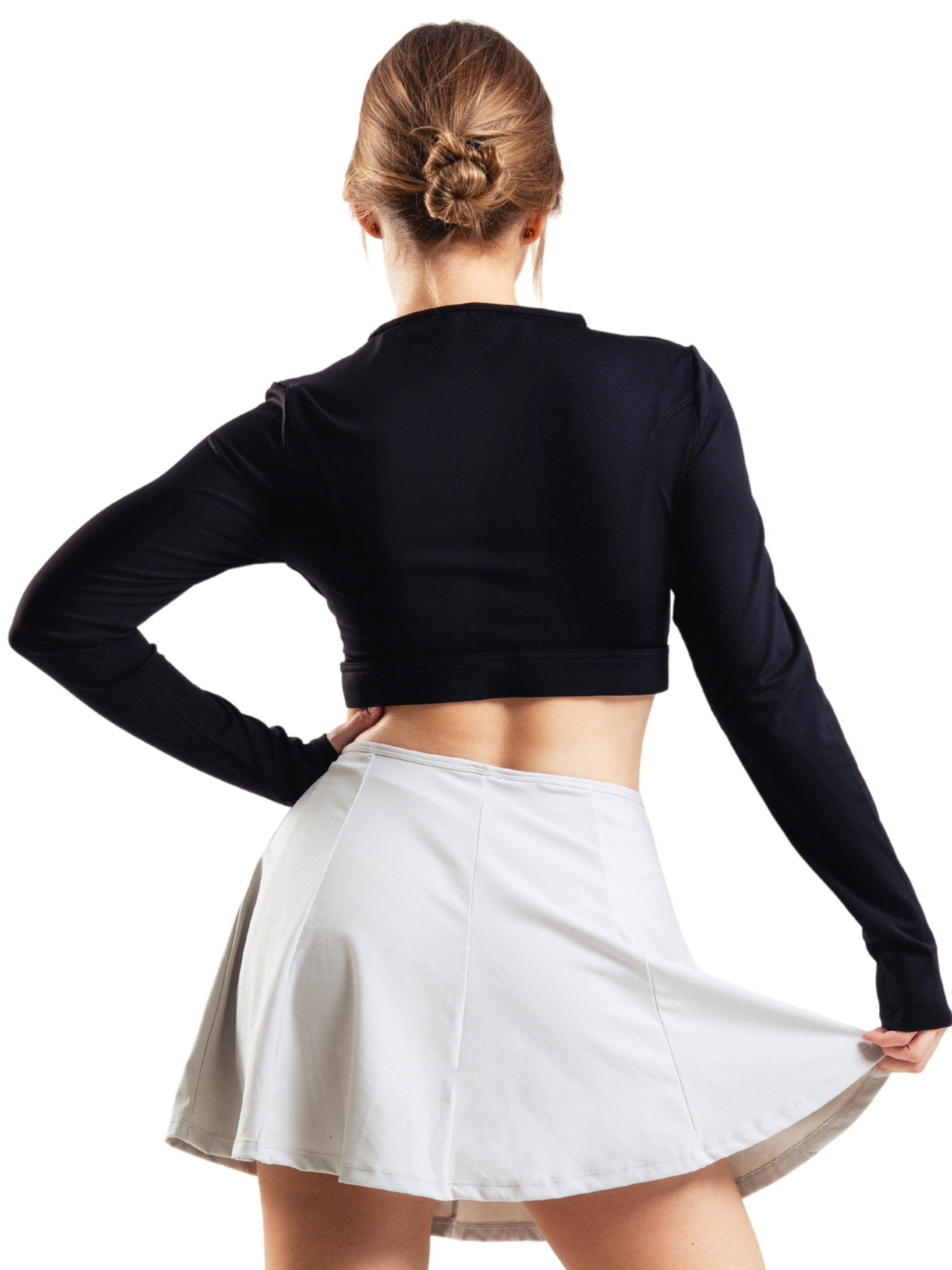 CROP TOP FIT PRO HERO NEGRO