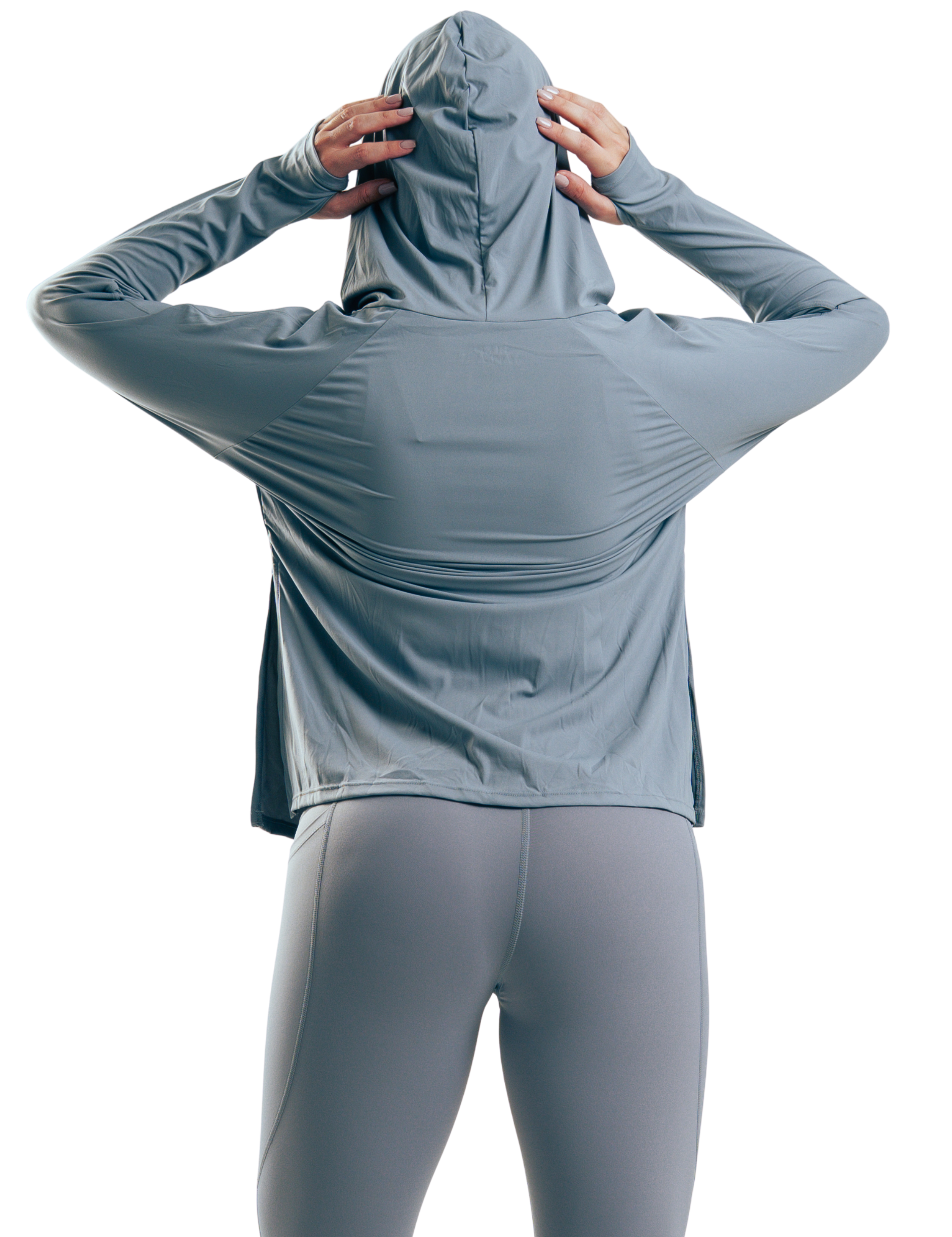 SUETER LS HOODIE HERO GRIS